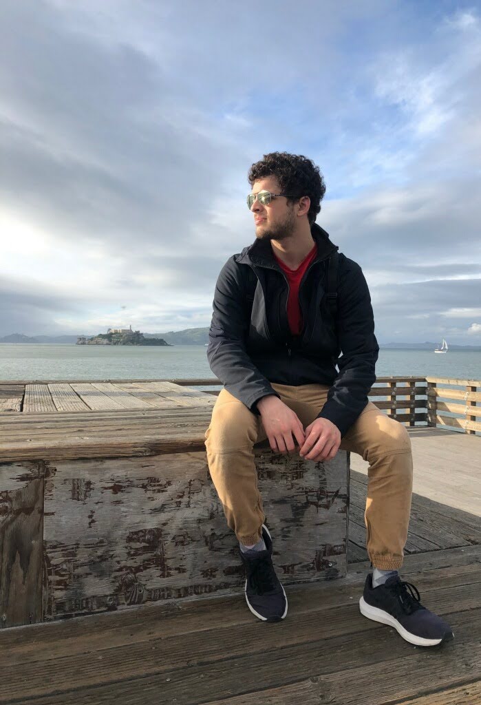 Myself and my dog on a walk in Griffith Park